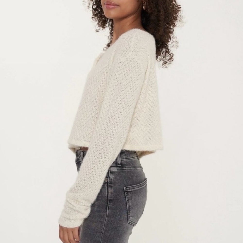 NWT Project Social T Paulina Chenille Cardigan - Picture 4 of 11